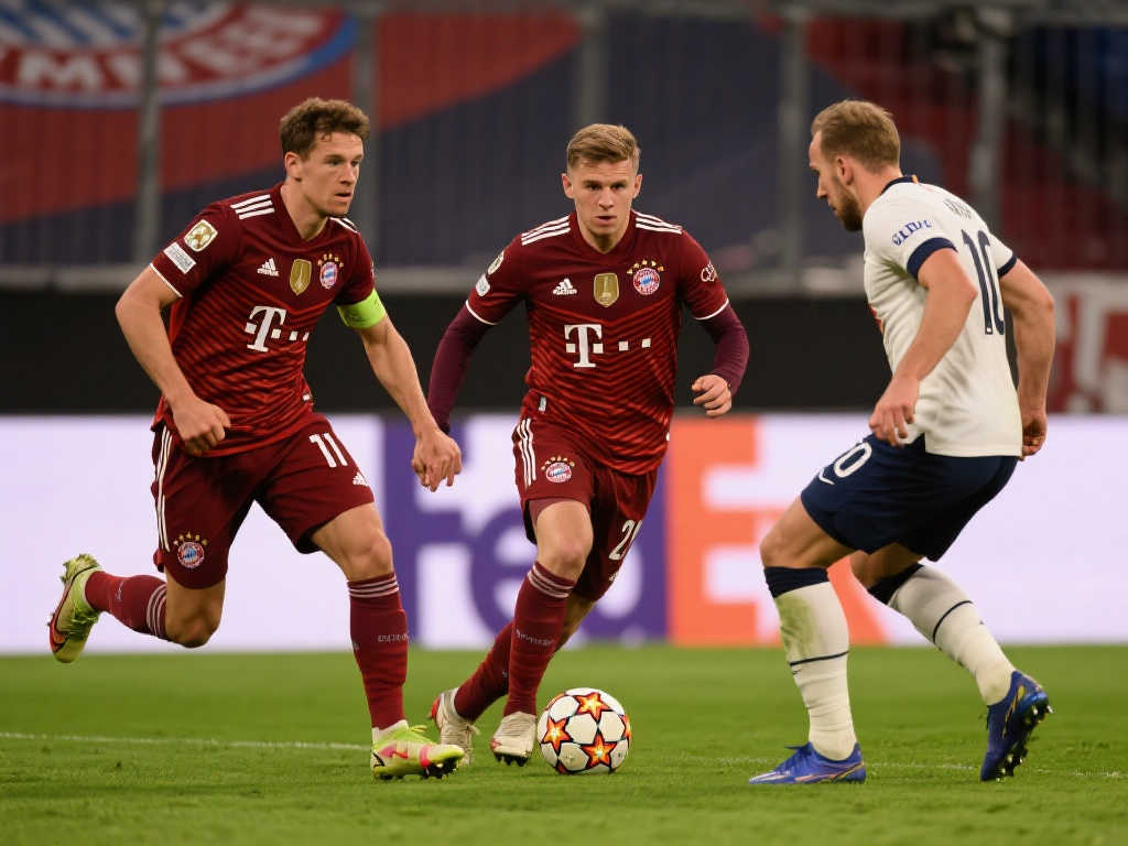 基米希分享庆祝瞬间：与凯恩和戴尔共度荣耀时刻