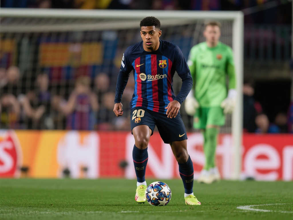 欧冠梦碎夜，阿劳霍再成焦点：连续两年拖累巴萨